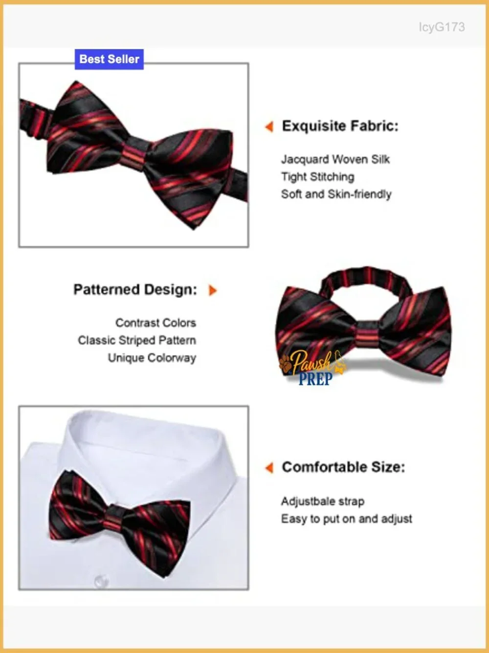 Silk Pre-Tied Bow Tie Adjustable Formal Wedding Business Prom